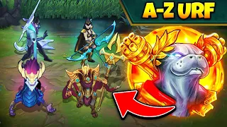 PLAYING EVERY CHAMPION IN URF MODE! (A-Z URF EPISODE 3)