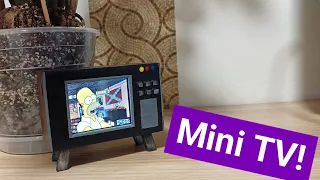 Мини телевизор своими руками или что сделать из старого mp3-плеера/ How to make mini TV!