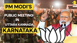 PM Modi LIVE: PM Modi's Public meeting in Uttara Kannada, Karnataka | Lok Sabha Election 2024