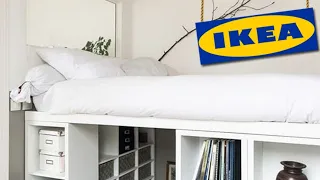 IKEA platform bed. 20 do it yourself ideas IKEA bed. Storage bed ikea.