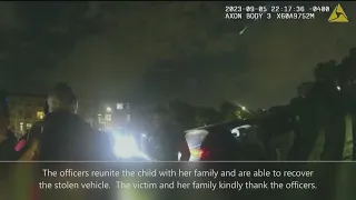 Police find stolen car, child by tracking iPad | Bodycam video