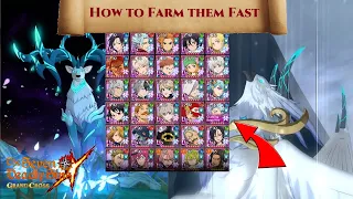 HOW TO FARM HOLY RELICS SUPER FAST ! | Seven Deadly SIns Grand Cross