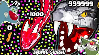 OGGY BECOMES THE BIGGEST SNAKE IN SNAKE CLASH GAME | WITH SHINCHAN & JACK | OGGY GAME