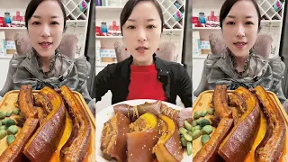 ASMR MUKBANG | "삼겹살과집밥 먹방 레전드," | 매운통수육 먹방 | 돼지갈비요리 먹방 | 매운먹방/통족발먹방/돼지껍질/돼지비계먹방 | 중국음식가정식 먹방