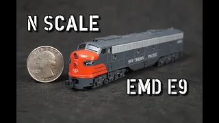 Painting An N Scale Southern Pacific E9