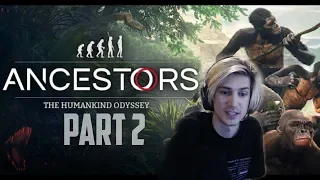 Ancestors: The Humankind Odyssey: xQc Gameplay Walkthrough Part 2 | xQcOW