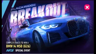 NFS No Limits | NFNL | Blackridge Breakout | BMW I4 M50 (G26) | 325 gold spent | Day 6 The loot