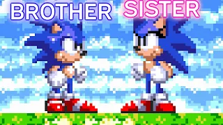 If Sonic Had a Sister :) ⭐️ Soni the hedgehog ⭐️ Sonic 3 A.I.R. mods ~ Gameplay