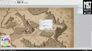 Customizing fantasy maps by Stephen Joy using Paint.net