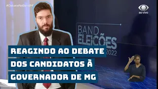 João Carvalho reage ao debate para o governo de Minas Gerais #Eleições2022