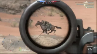 Battlefield 1, Moving target headshot! love it!