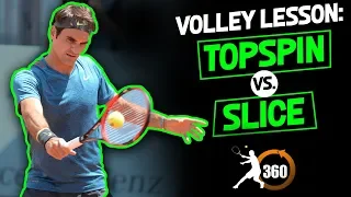 Volley Lesson: How to Volley Against Heavy Topspin & Heavy Slice (2018)