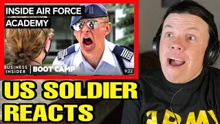 Air Force Academy Day 1 (US Soldier Reacts) -Business Insider Boot Camp