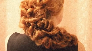 Пышная коса на резинках | Авторские причёски | Лена Роговая | Hairstyles by REM | Copyright ©