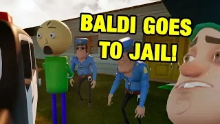 BALDI GOES TO JAIL - Hello Baldi's Basics Mod