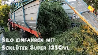 Schlüter Super 1250vl am Silo Einfahren | Sound