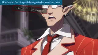 Albedo and Demiurge FLABBERGASTED at Ainz's Actions | Overlord Season 4 Episode 5