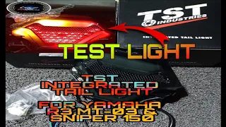 TST INTEGRATED TAIL LIGHT | FOR YAMAHA R3,MT03 & SNIPER 150 | TEST LIGHT