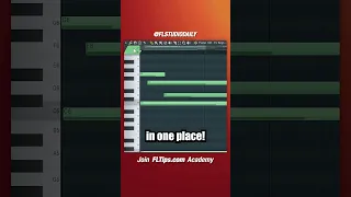 The BEST Piano Roll Shortcut | FL Studio Tutorial #shorts