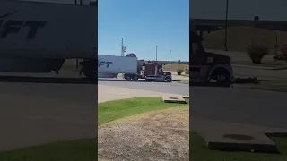 Truck Driver Loses Tire and Takes Out a Hydrant || ViralHog