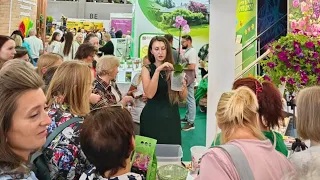 Международная выставка "FlowersExpo" Москва 2023 Мастер-класс "Уход за ОРХИДЕЯМИ и Пересадка"