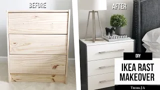 DIY IKEA RAST Nightstand Makeover - Furniture Hack