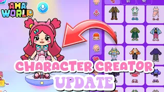 AHA WORLD NEW CHARACTER CREATOR UPDATE?!😱🏠  | LOVE THISSSS💕🙀