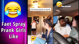 🤣 Fart Spray Prank on  My Boyfriend/Girlfriend | TikTok Compilation Moments 2023 💨😂 #funny #viral