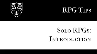 Solo RPGs: Introduction