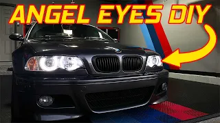 BMW E46 M3 ANGEL EYES / HALO How To DIY Install 2021