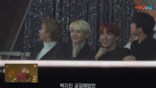 BTS Reaction to Wanna One   Energetic & Twilight @ GDA 2018