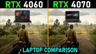 RTX 4070 vs RTX 4060 Laptop - Gaming Test - How Big is the Difference? | Tech MK