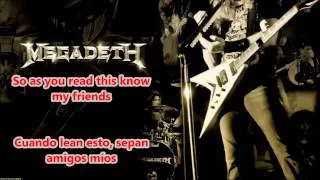 Megadeth - A Tout Le Monde (Subtitulos Español Lyrics)