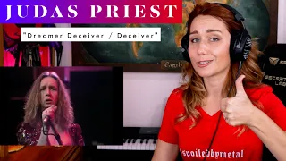 Judas Priest "Dreamer Deceiver / Deceiver" REACTION & ANALYSIS by Vocal Coach / Opera Singer