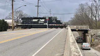 RARE Bypass Railroad Crossing Explained & Shown Up Close With 3 Norfolk Southern Trains In Ohio