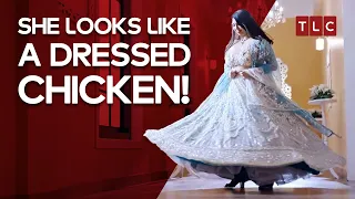 Mum Thinks Ice Queen Bride Looks "Like A Chicken" | Say Yes To The Dress: India | TLC India