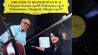 [LP] Chopin - Sonate Op. 65 - Argerich & Rostropovich (side A)