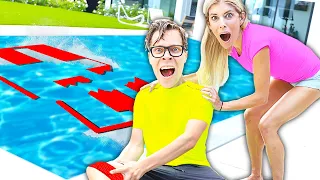 Matt Has Accident During Jumping Through Impossible Shapes Challenge! Bad idea