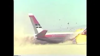 Nasa Boeing plane accident crash test .Nasa nın uçak kaza testi gerçek görüntüler