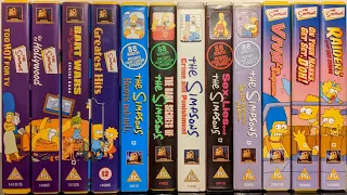 The Simpsons VHS Tape Collection 🎬🎥 📺📼