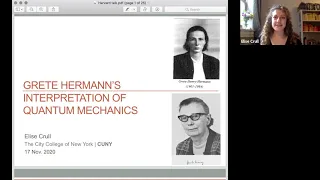 Elise Crull - "Grete Hermann's Interpretation of Quantum Mechanics"
