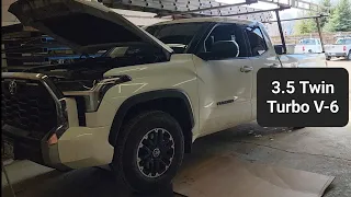 2022 2023 Toyota Tundra Oil Change & Reset Maintenance Light - 3.5 Twin Turbo - How to Step by Step