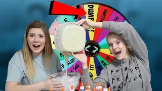 Mystery Wheel of DUMP IT Slime Challenge | Nessa Grace