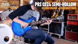 No Talking...Just Tones | PRS CE24 Semi-Hollow - Blackout Neck