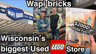 Wapi Bricks store tour: Wisconsin biggest Used LEGO store, super impressive collection