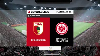 FIFA 23 | FC Augsburg vs Eintracht Frankfurt - WWK Arena | 05/11/22 | Gameplay