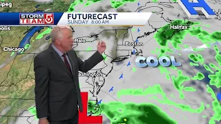 Video: Cool, damp weekend ahead