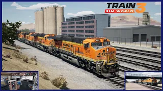 Driving the BNSF ES44C4 on Cajon Pass ~ Train Sim World 3