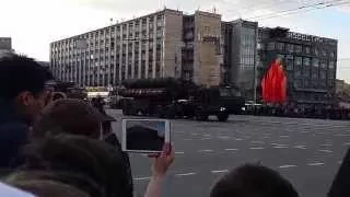 Парад победы 9 мая 2015 года. Репетиция. Прохождение техники 4 мая 2015 г