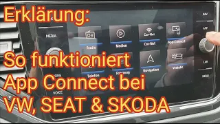 Anleitung: so funktioniert VW App-Connect mit Android Handy Samsung Galaxy S10+ - Volkswagen, SEAT
